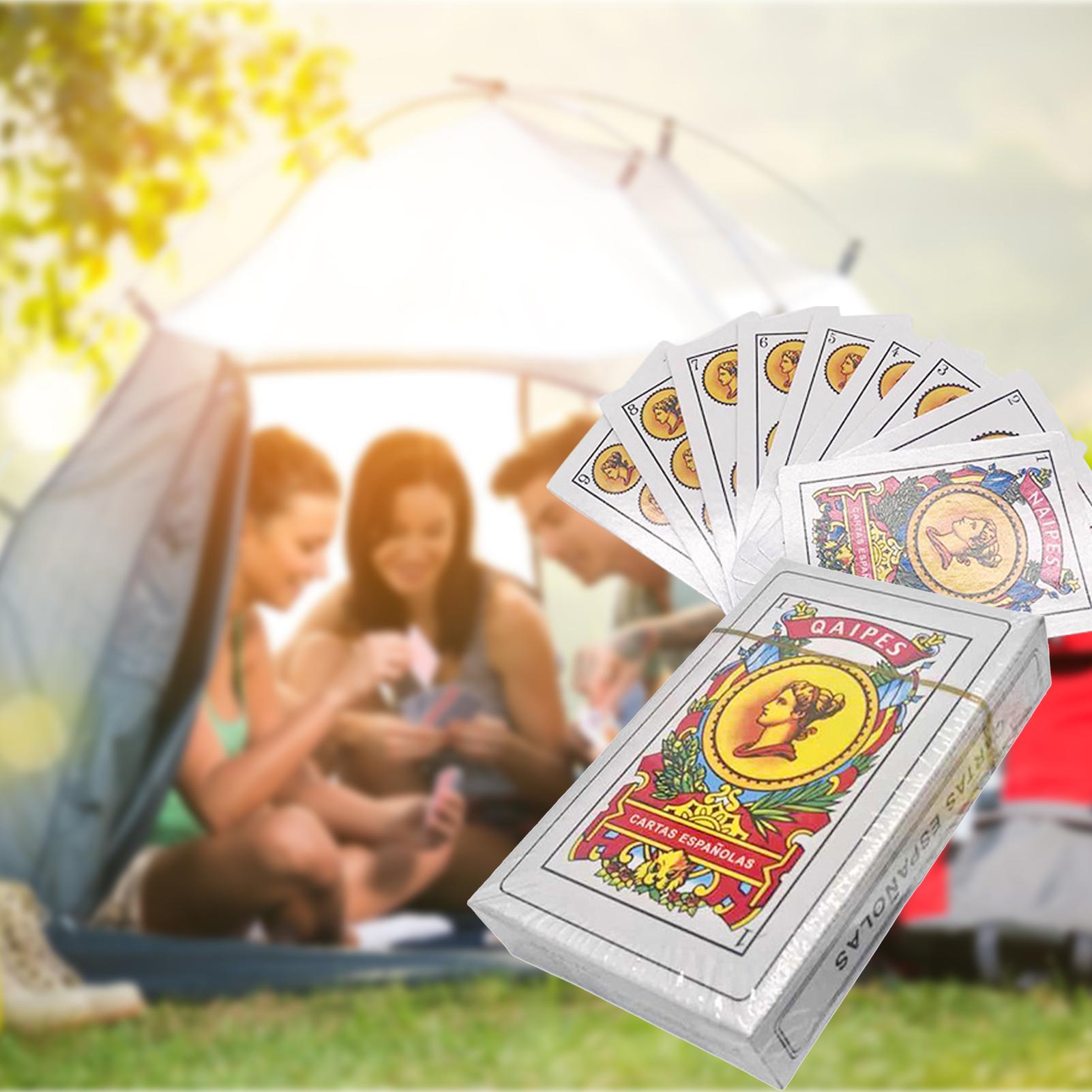 Party Games In Spanish - Große spanische Spielkarten, wasserdichte Pokerkarten mit