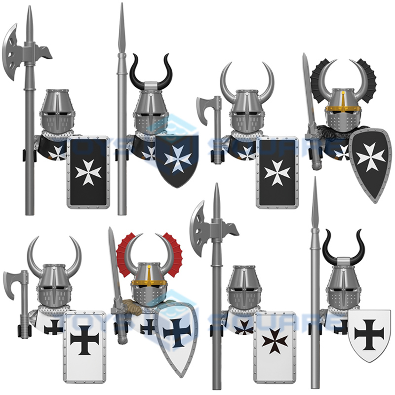 Lego Set Creator - Die mittelalterlichen Teutonic Knights Hospitaller Modellblöcke