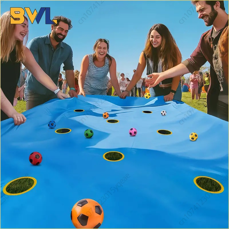 Party Games Group For Adults - 1 Stück Teambuilding-Spiel „Cooperative Hole Tarp“