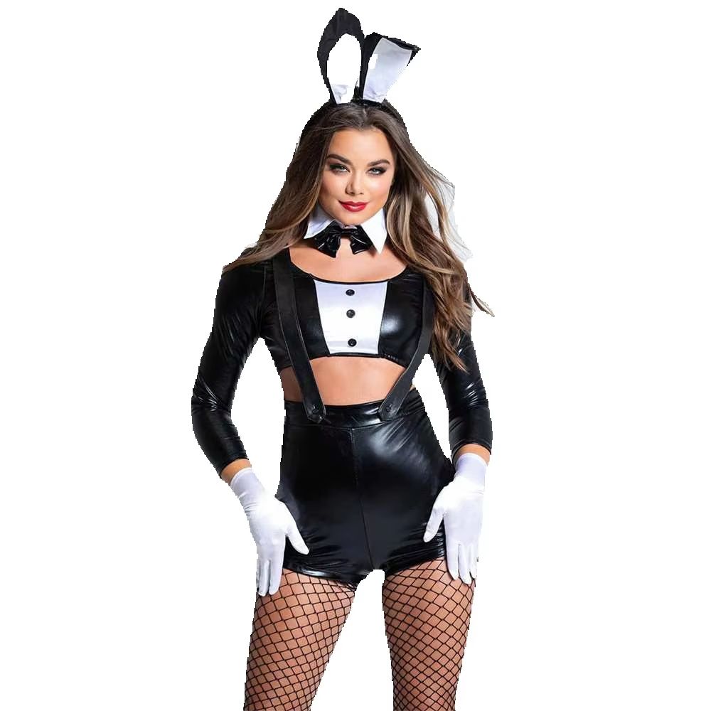 Party Games Girls Night - Großhandel Damen Sexy Hollow-Out Roleplay Bunny