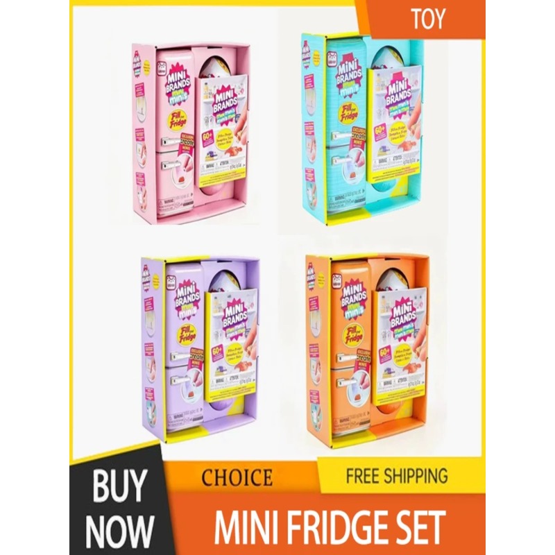 Party Games Mini - Original Fill The Fridge Mini-Kühlschrank-Set Mini