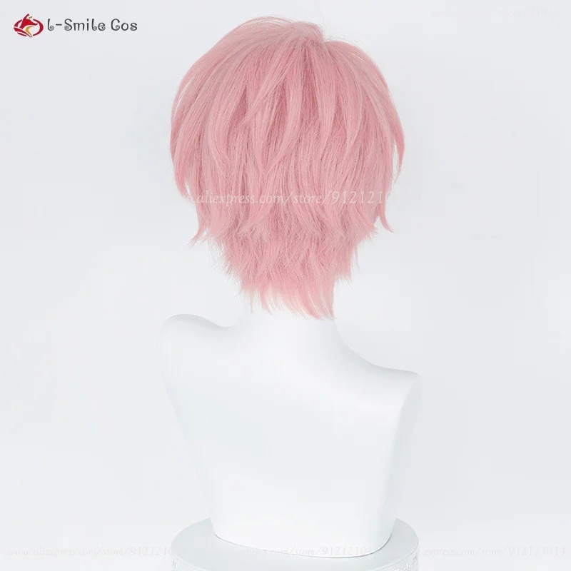 Party Games Youtube - 2;d'5,v\h.7/Game ES Itsuki Shu Cosplay-Perücke, rosa,