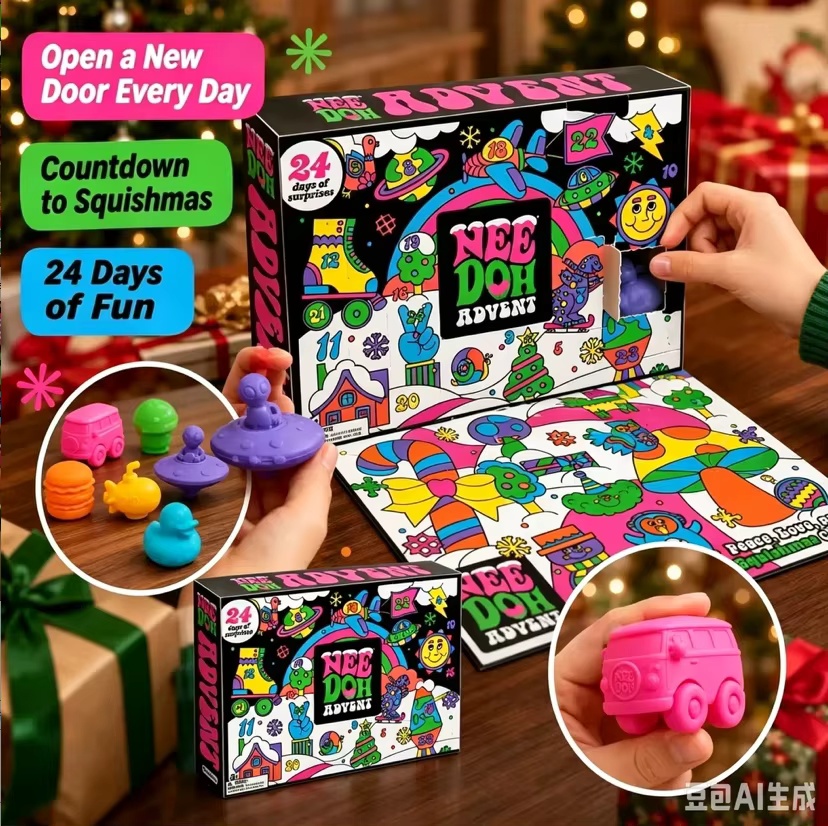 Party Games Children - 2027 Neuer Heißer Needoh Adventskalender Geschenk