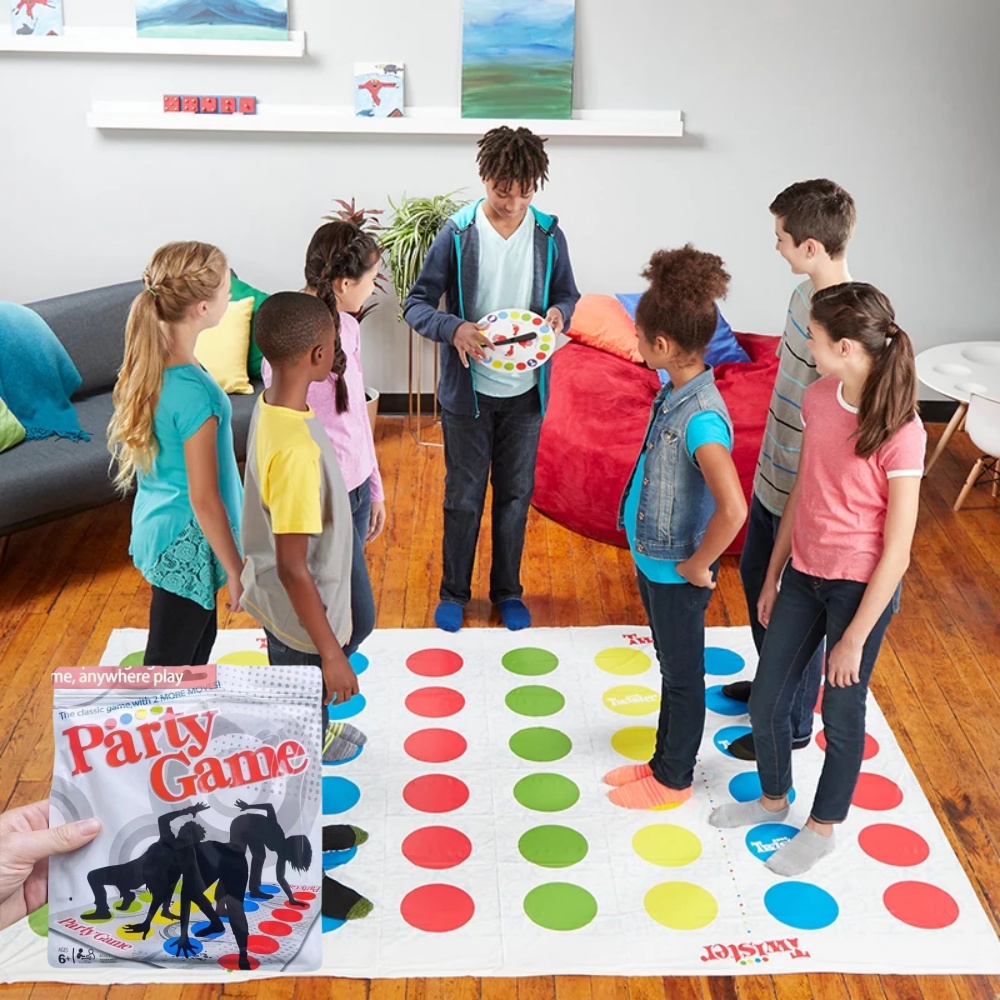Twister Partyspiel - Familien- – Party Games Group For Adults Bewertung und Preis