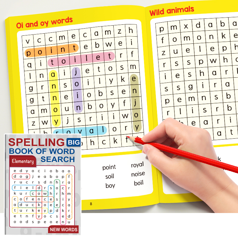 32-seitiges Wortfinderspiel-Bu – Party Games New Year Bewertung und Preis