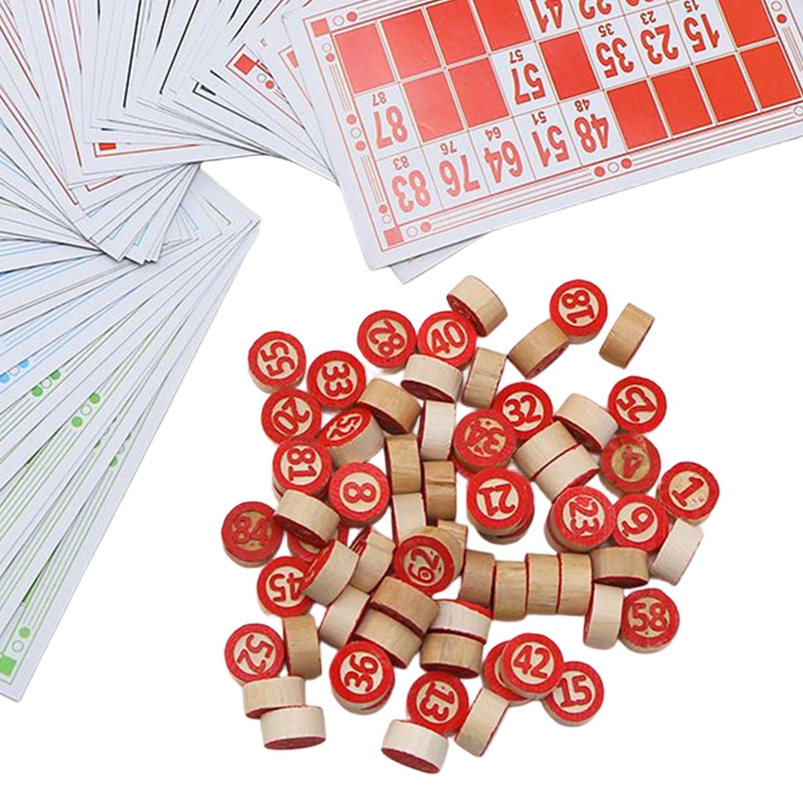 Bingo-Spiel aus Holz, lustiges – Party Games Group For Adults Bewertung und Preis