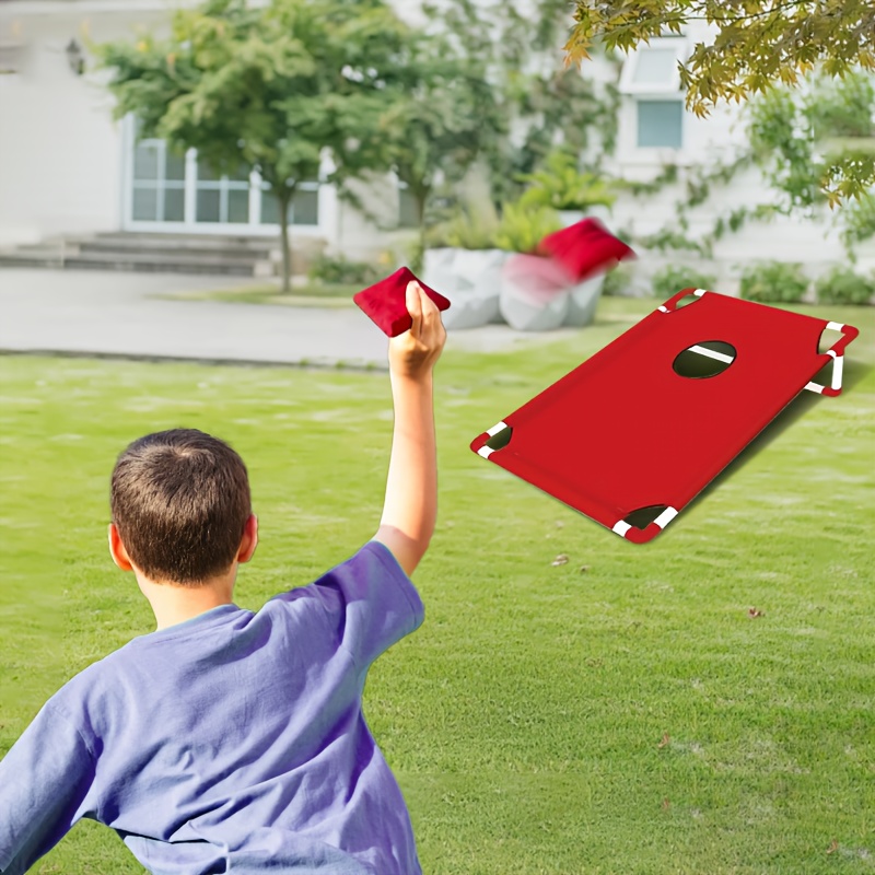 Spielset mit 6 Beanbags + rote – Cornhole Board Set Bewertung und Preis