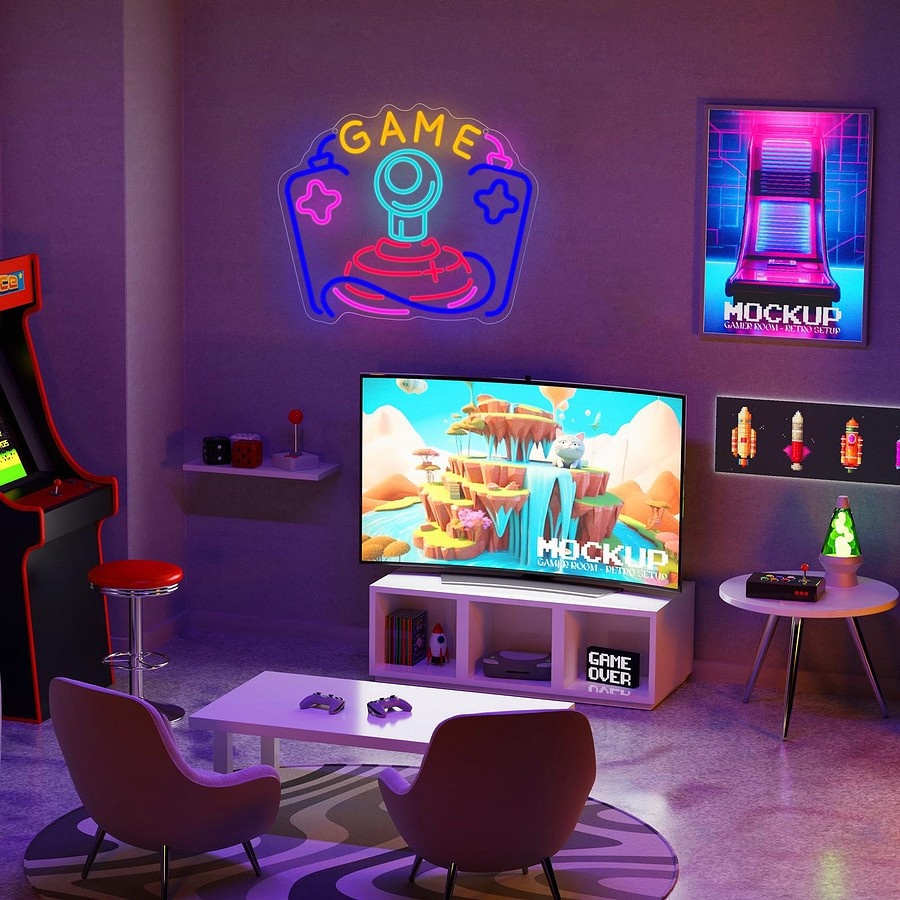 Gaming-Neonlicht LED-Wandkunst – Party Games Stream Bewertung und Preis