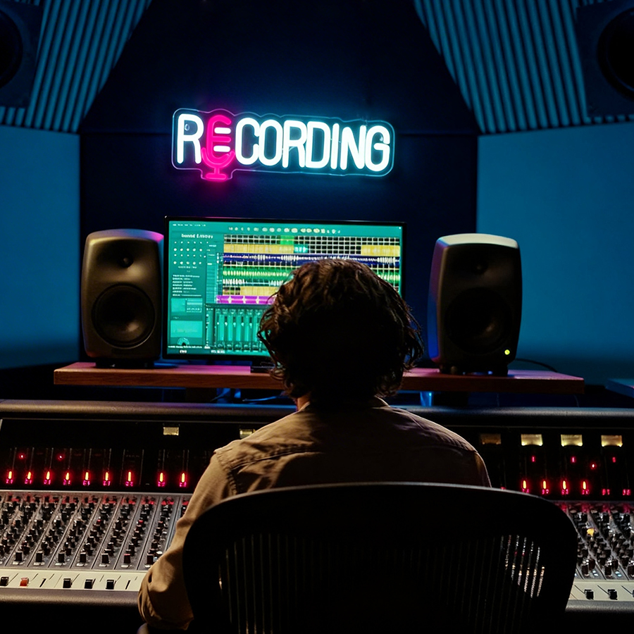 RECORDING Neon-Schild, USB-bet – Party Games Stream Bewertung und Preis