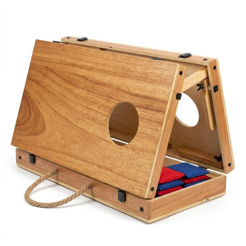 Faltbares Holz-Cornhole-Board- – Cornhole Board Set Bewertung und Preis