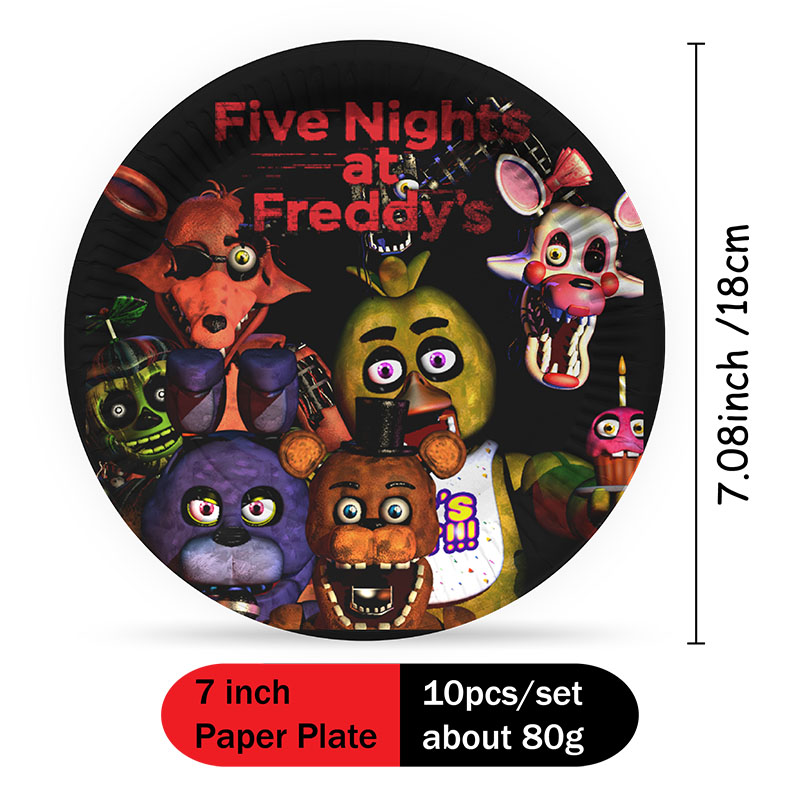 FNAF-Themen Pappteller, Becher – Party Games At Wedding Bewertung und Preis