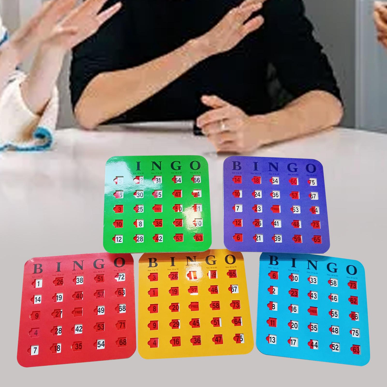 5-teiliger Bingo-Karton mit gr – Party Games Group For Adults Bewertung und Preis