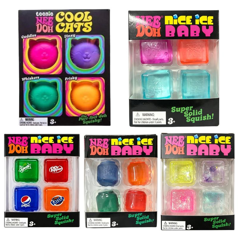 Mini 4er-Pack Set Needoh Nice  – Party Games Mini Bewertung und Preis