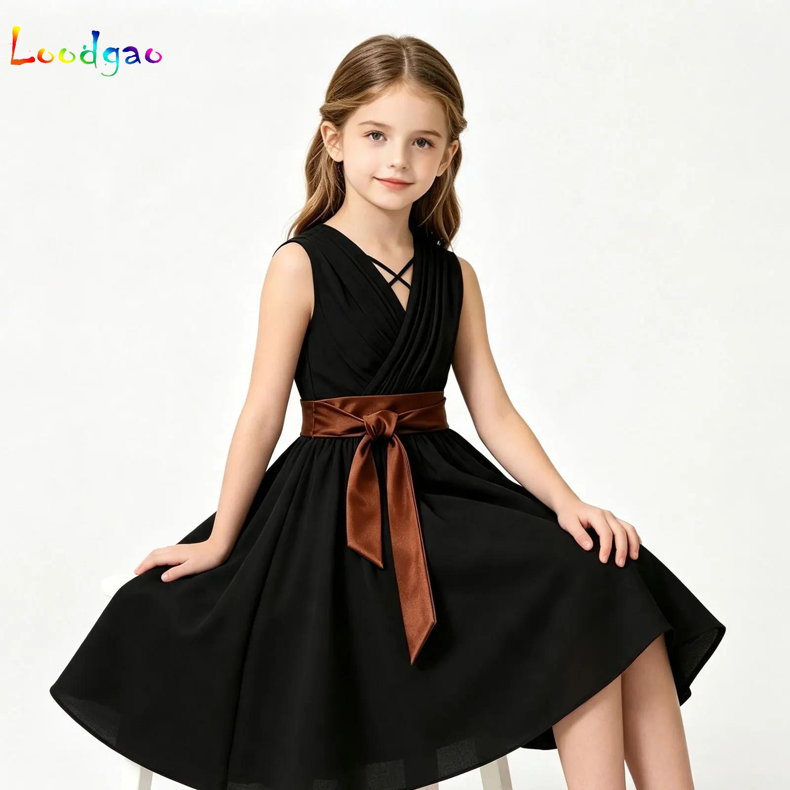 Kinder Mädchen Kleid mit V-Aus – Party Games Children Bewertung und Preis